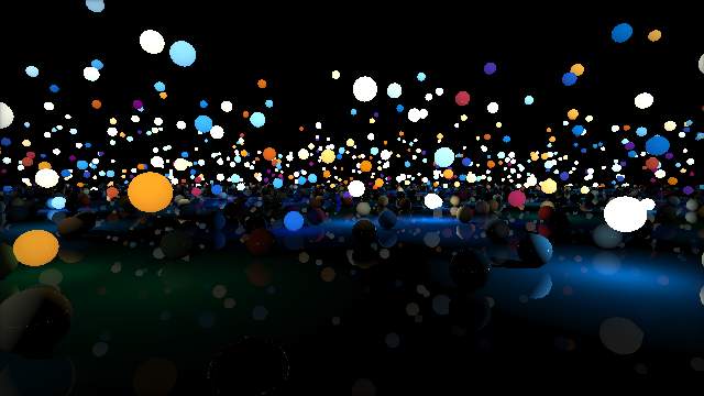 A lot of spheres