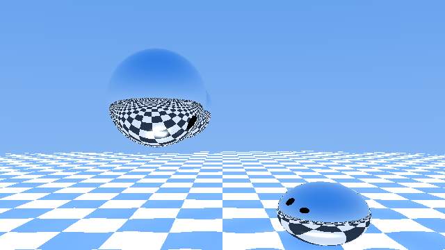 Mirrored Bouncy Balls